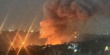 الجيش الاسرائيلي زعم مهاجمة وسائل قتالية استراتيجية تابعة لحزب الله في البقاع وفي صريفا بالجنوب - اخبارك الان