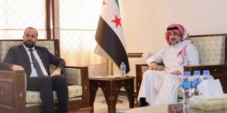 وزير الإعلام يبحث مع ممثلين عن عدد من شركات الإنتاج العربية والخليجية آفاق التعاون وفرص الاستثمار - اخبارك الان