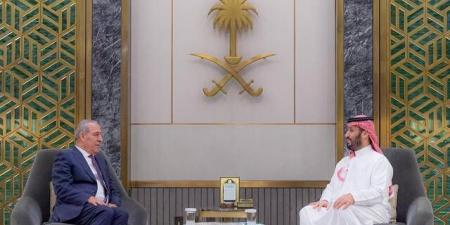 ولي العهد يبحث مع نائب رئيس فلسطين تطورات الأوضاع ودعم القضية الفلسطينية - اخبارك الان