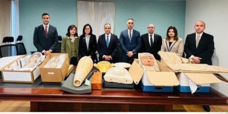 أخبار الرياضة - مصر تستعيد 25 قطعة أثرية ثمينة من أمريكا - اخبارك الان