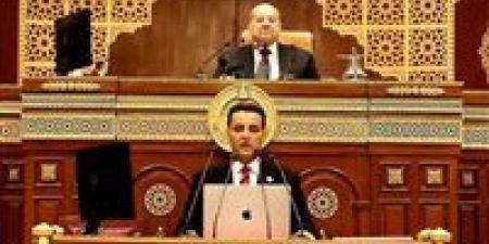 النائب أحمد سمير يستعرض أمام الشيوخ تقرير مشروع قانون خطة التنمية الاقتصادية والاجتماعية - اخبارك الان