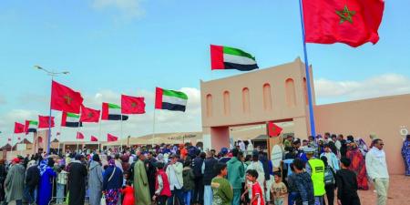 جناح الإمارات يستقطب زوار موسم طانطان في المغرب - اخبارك الان