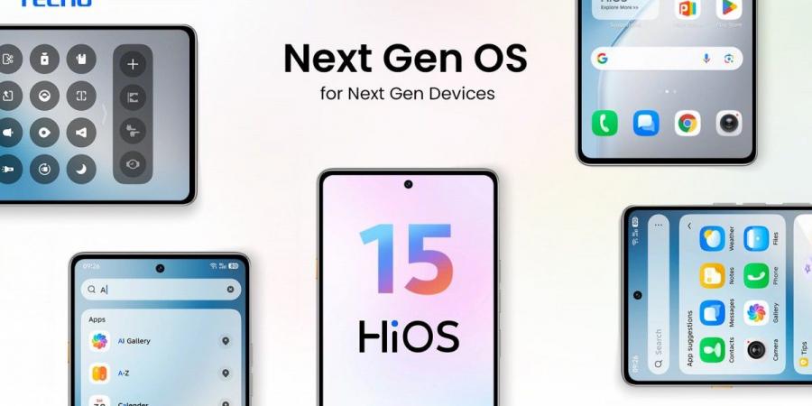 Tecno تكشف عن HiOS 15 بواجهة محسّنة وميزات ذكاء اصطناعي متطورة - اخبارك الان