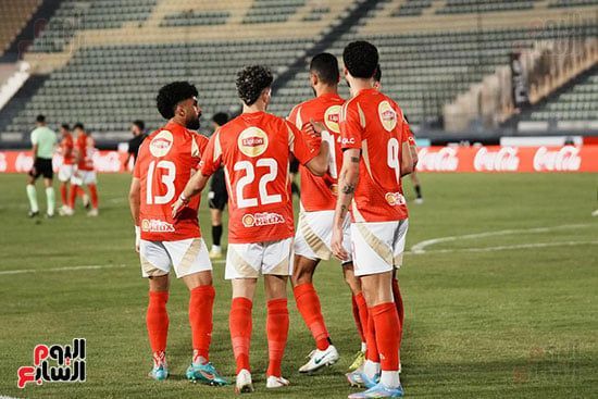 احتفال لاعبى الأهلى بالهدف احتفال لاعبى الأهلى بالهدف