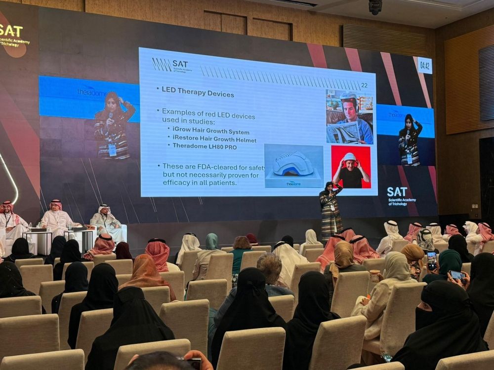 750 طبيبًا يناقشون علاج تساقط الشعر في الرياض