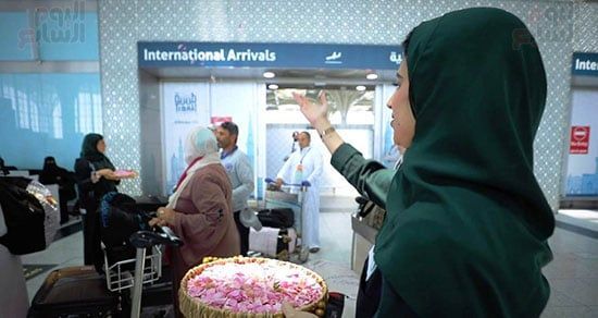 استقبال مهيب لحجاج القرعة في المدينة المنورة (21) استقبال مهيب لحجاج القرعة في المدينة المنورة (21)