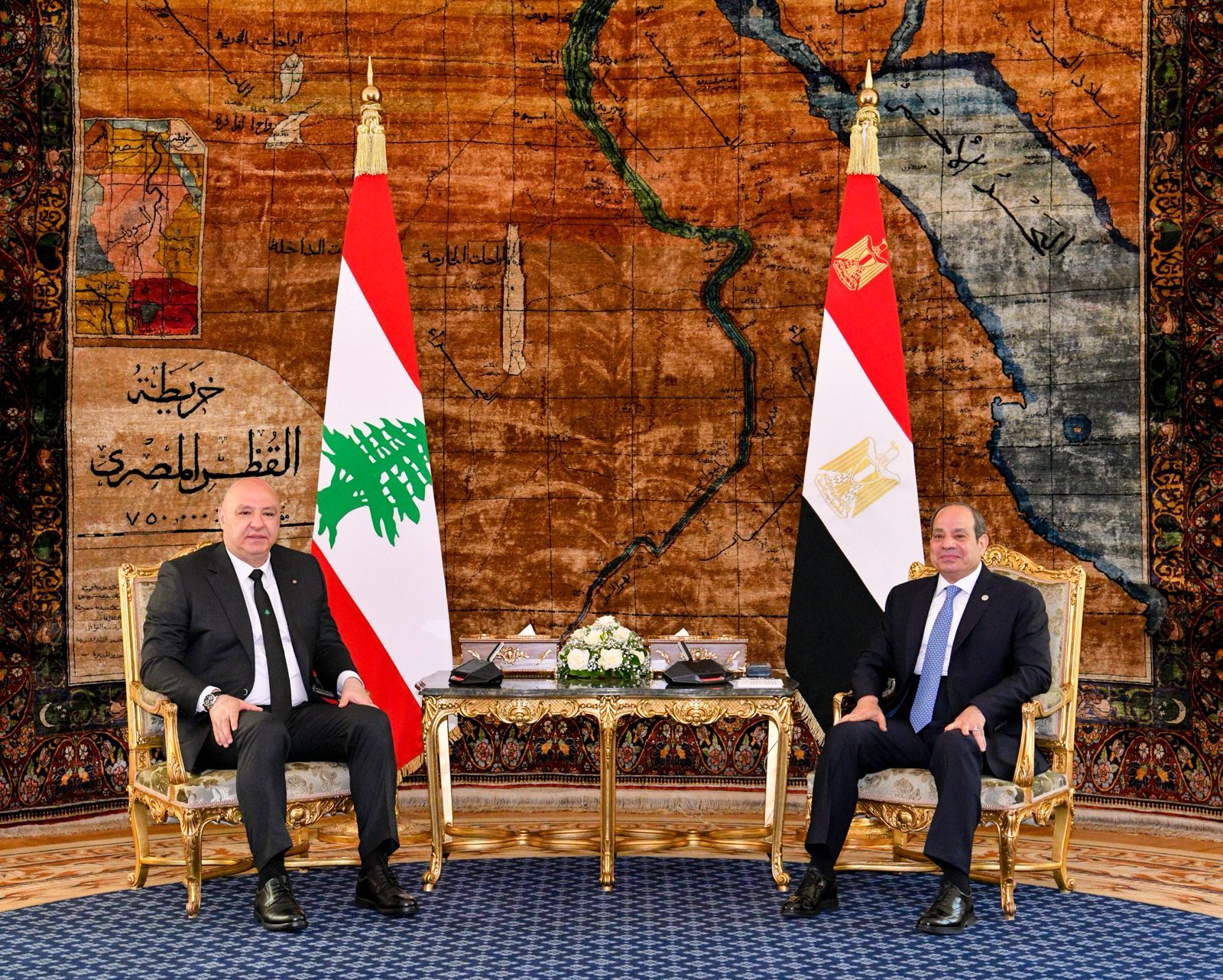 زيارة الرئيس اللبنانى لمصر (2) زيارة الرئيس اللبنانى لمصر (2)