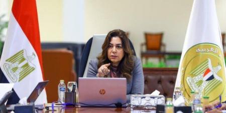 وزيرة التنمية المحلية تستعرض تقريرا لجهود وحدة السكان المركزية خلال أبريل - اخبارك الان