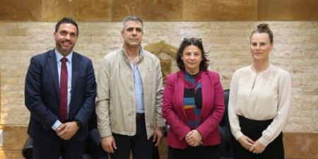 فرح بحث مع أليكو بسبل تعزيز التعاون بين الدفاع المدني وبرنامج الأمم المتحدة الإنمائي - اخبارك الان