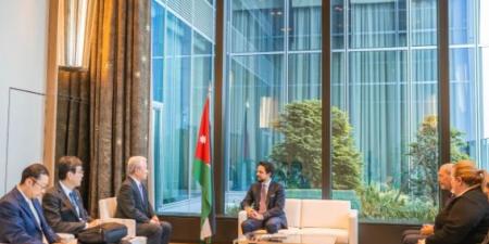 ولي العهد يبحث توسيع التعاون في المجالات الاقتصادية والتنموية مع جايكا - اخبارك الان