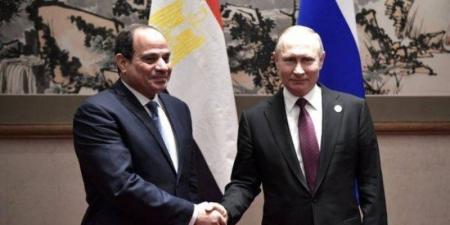 الرئيسان الروسي والمصري يبحثان مستجدات القضايا الإقليمية والدولية - اخبارك الان