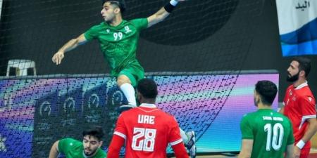 كأس العرب لكرة اليد: الأخضر والإمارات يتعادلان (25-25) - اخبارك الان