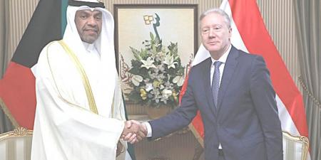 رجي التقى نظيره الكويتي ودعا الكويتيين للعودة إلى لبنان للسياحة والاستثمار: لتفعيل اللجنة المشتركة - اخبارك الان