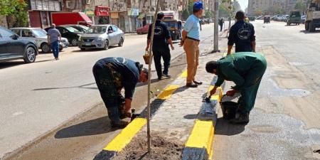 محافظة الجيزة تشن حملات نظافة وتجريد بمنطقة العروبة في حي الطالبية - اخبارك الان
