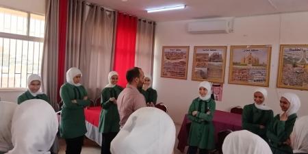 مركز شابات عي يقيم نشاطًا بعنوان "مبادرة خضراء" بمشاركة طالبات من مدرسة عي الثانوية للبنات - اخبارك الان