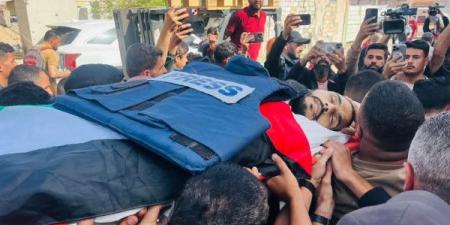 بعد استشهاد إصليح.. ارتفاع عدد الشهداء الصحفيين بقطاع غزة إلى 215 - اخبارك الان