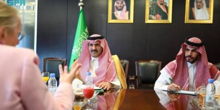 آل جابر يلتقي مدير إدارة الشرق الأوسط وشمال أفريقيا لدى الاتحاد الأوربي وسفير بعثة الاتحاد الأوروبي لدى اليمن - اخبارك الان
