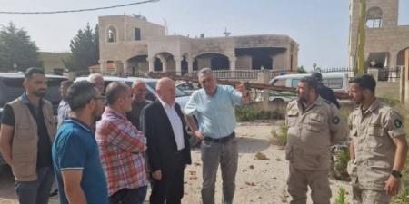 رئيس مجلس الجنوب واصل جولاته في قرى حدودية متضررة: هدفنا مساعدة الأهالي على العودة - اخبارك الان