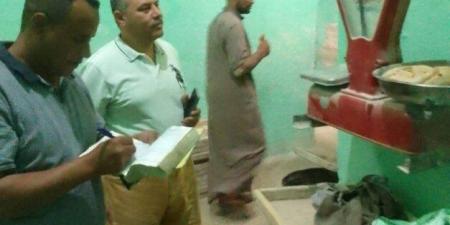 ضبط 200 مخالفة خلال حملات تفتيشية على المخابز والأسواق بالمنيا - اخبارك الان