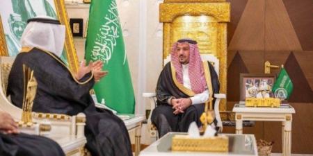 أمير القصيم يستقبل أمين مركز الملك عبدالعزيز للتواصل الحضاري - اخبارك الان