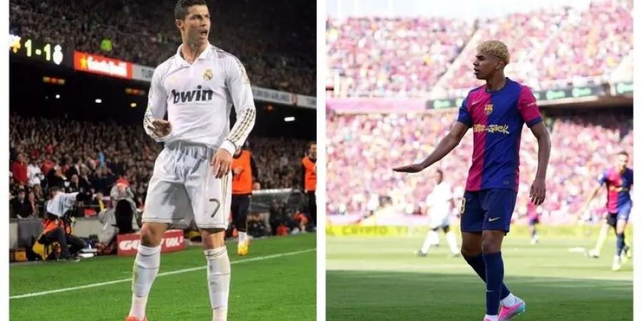 "كالما".. يامال يستفز ريال مدريد باحتفال رونالدو - اخبارك الان